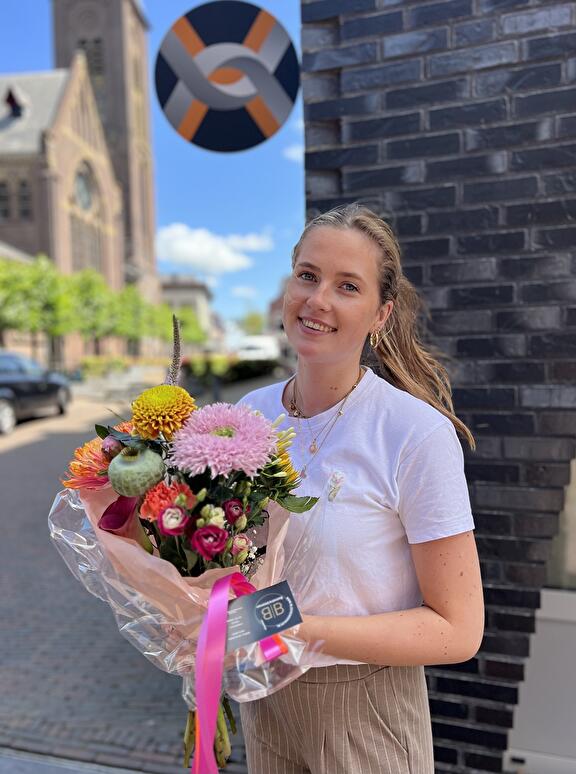 Hoera! Simone heeft haar stage gehaald!