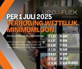 Per 1 juli - aanpassing wettelijk minimumloon
